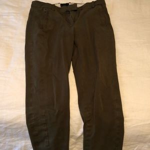 JCrew Maddie Pants, Slightly Cropped, Hunter Green